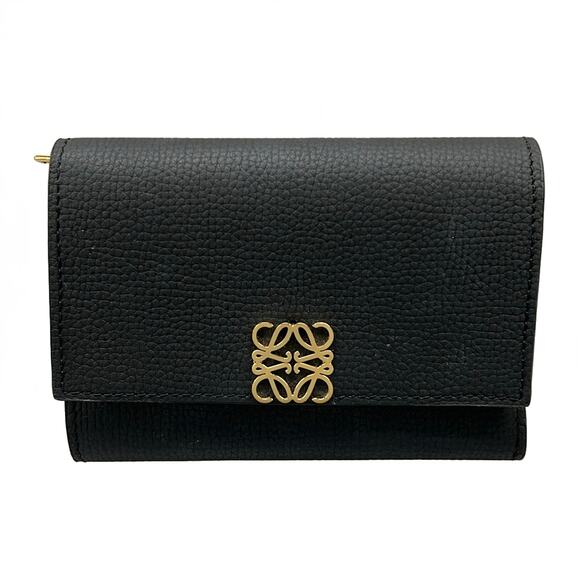 Loewe Handbags - Loewe Anagram Vertical Wallet Small Trifold Wallet C821S33X12